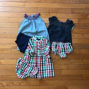 Bundle of 3 TOMMY HILFIGER dresses, 6-18 months